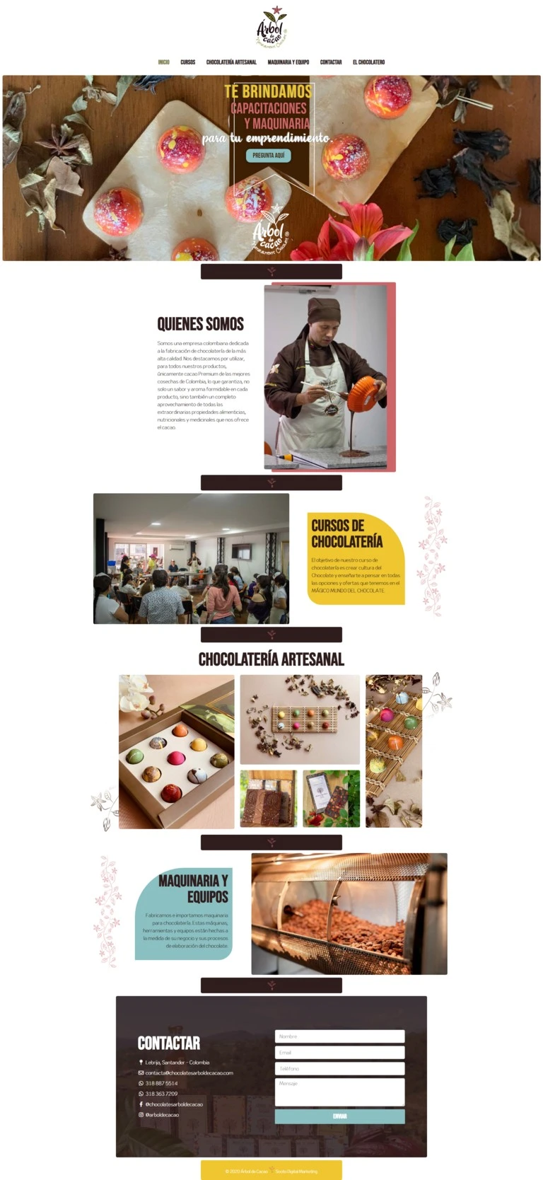 proyecto chocolatesarboldecacao